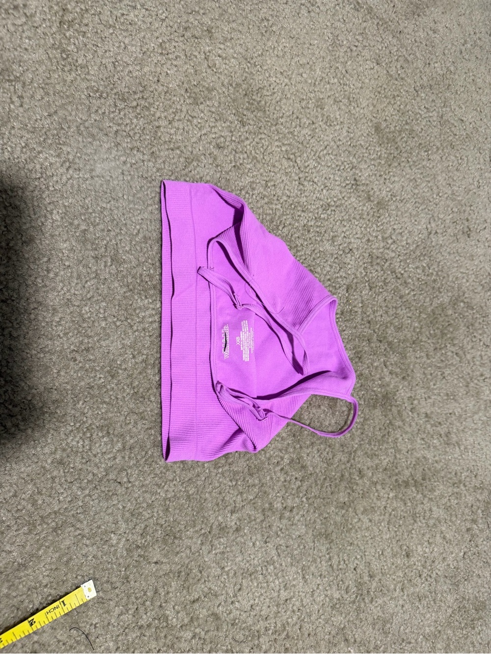 131 - wild fable Purple Ribbed Cami Tank Top - Picture 3 of 4